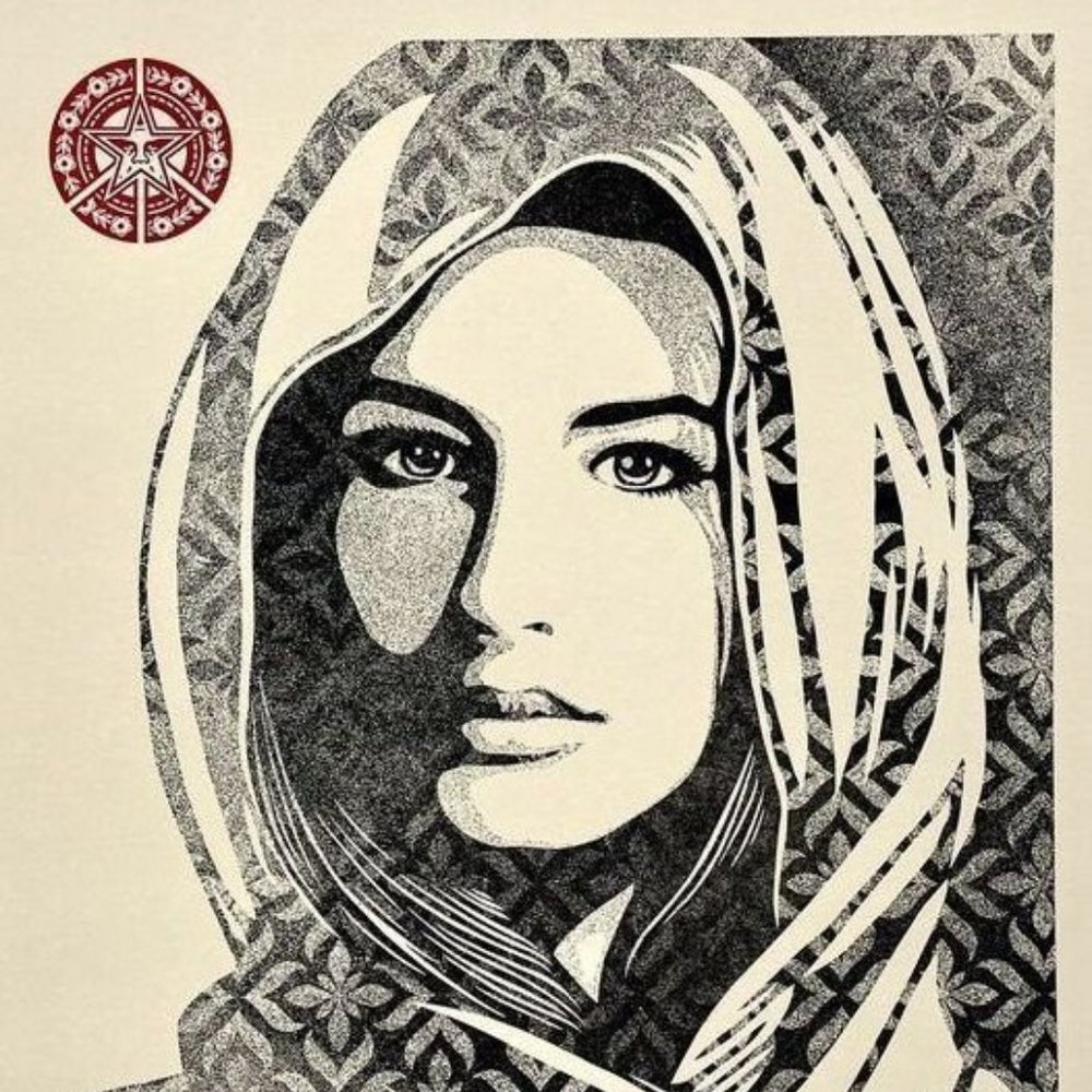 SHEPARD FAIREY - UNIVERSAL DIGNITY LETTERPRESS
